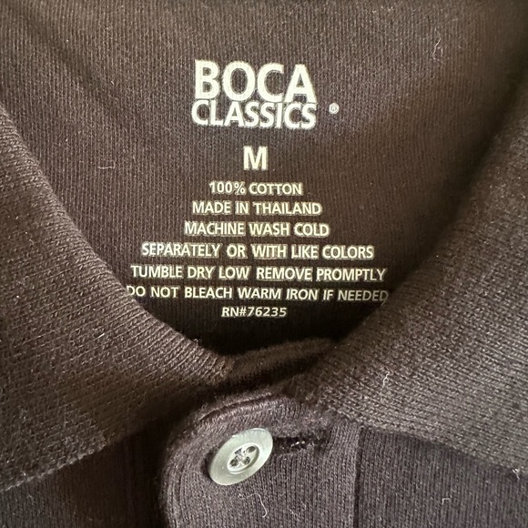 NEW MEN’S CASUAL SHIRTS LOT OF 2 Boca Classics & Croft & Barrow SS Cotton SZ M - Picture 12 of 16